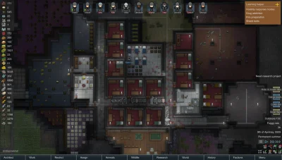 q.....q - No i przeszedłem po raz pierwszy #rimworld (chillax, builder). 11 kolonistó...