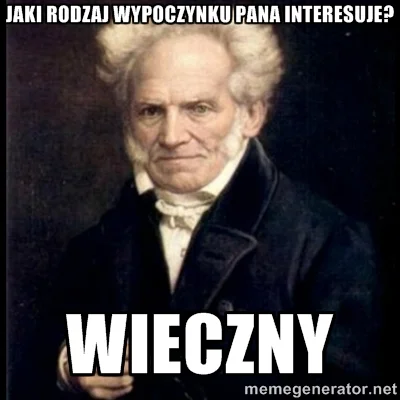 nnn - #schopenhauer w biurze podróży: