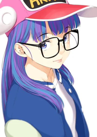 bakayarou - #randomanimeshit #drslump #norimakiarale #meganekko #animeart #pixiv #ani...