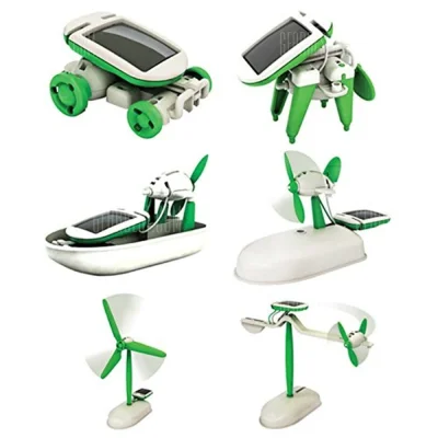 eternaljassie - DIY 6-in-1 Educational Solar Kit Build Your Own Science Toy w dobrej ...