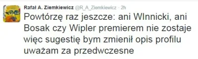 ish_waw - Tak Ziemkiewicz odpowiedział na sugestie, żeby zmienił opis swojego profilu...