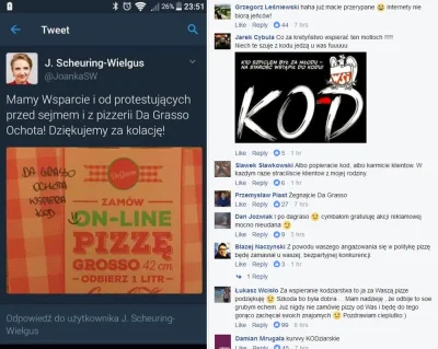 ksaler - Rok 2016. Polska. Bazgroł na pudełku od pizzy wywołuje kryzys polityczny i j...