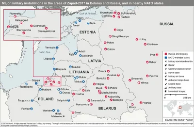 world - Mapa manewrów Zapad-2017.
#polska #ukraina #rosja #ruskapropaganda #polityka...
