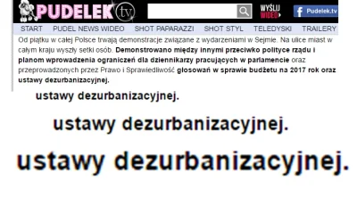 kluszczi - #heheszki #pudelek 

Pudelek bierze się za politykę, grozi nam ustawa de...