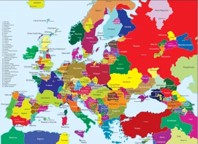 BlackHawk144 - Tak wygląda mapa Europy gdyby wszystkie separatyzmy i regionalizmy osi...
