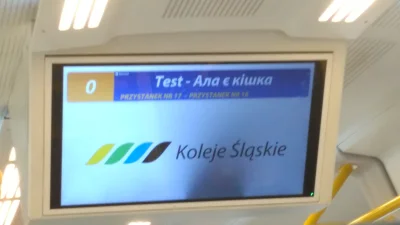 Kicu94 - Co te #kolejeslaskie? W pociągach będą teraz napisy po ukraińsku? Czy to nie...