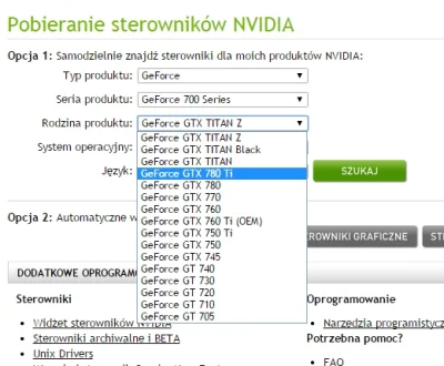 P.....K - Potrzebuję sterowników do zabytkowej karty GeForce 7900 GT/GTO

Ale tu je...