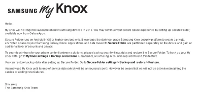 H.....H - #samsung #android #knox #tangodown Dlaczego samsung wycofuje Knox na swoich...