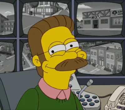 elorapkebab - Przypomina z zachowania Flandersa z Simpsonów :D