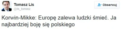 S.....y - Ten tweet mowi, ze pośród ludzi sa śmiecie ale nie takie śmiecie jak wsród ...