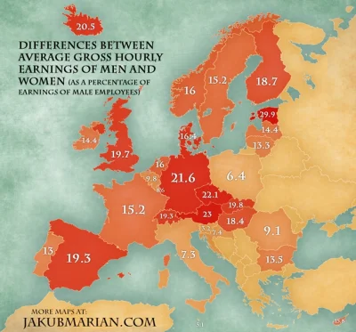 Lifelike - #ciekawostki #mapa #europa #zarobki