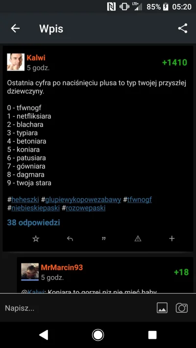 D.....n - Też tak macie, że nawet jak wciśniecie plusa, to potem go odklikujecie?
Te ...