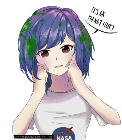 bakayarou - #randomanimeshit #originalcharacter #earthchan #