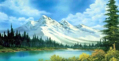 p.....o - Robert Norman "Bob" Ross (1942-1995) ( ͡° ͜ʖ ͡°)

-Amerykanin, Malował sz...