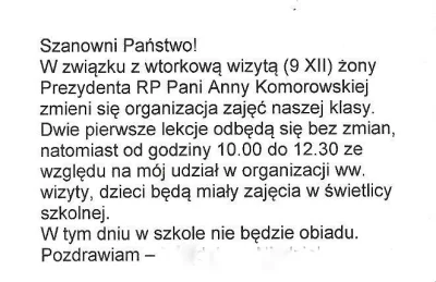 F.....x - #polityka #szkola #oswiadczenie W jednej ze szkół z powodu przyznawanej bur...