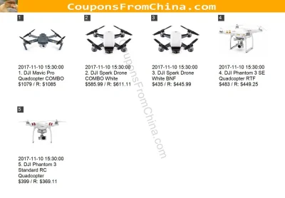 n____S - Okazje działające za 12 minut (2017-11-10 15:30:00 CET):

1. DJI Mavic Pro...