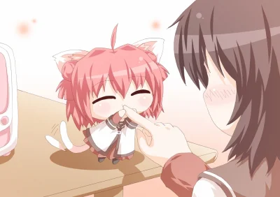 FlaszGordon - #randomanimeshit #art [ #yuruyuri #akariakaza #yuifunami ] #neko #chibi...