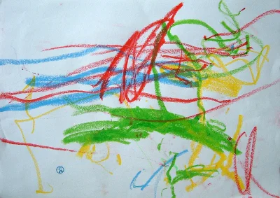 maszfajnedonice - Mój trzylatek rysuje mniej więcej tak :(