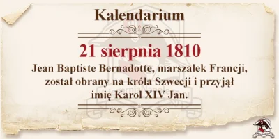 ksiegarnia_napoleon - #szwecja #bernadotte #kalendarium