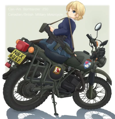 Czokolad - #randomanimeshit #girlsundpanzer #darjeeling #rajstopyanime #motocykleanim...