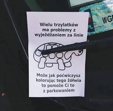 Szmergielek - #parkowanie #heheszki #humorobrazkowy