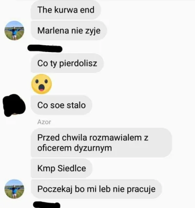 niedlapsapomarancza - to z marlenką to serio legit? ( ಠ_ಠ)
ma ktoś sc dalszych wiado...