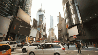 Zircon - Times Square z reklamami i bez. #ciekawostki #newyork #usa