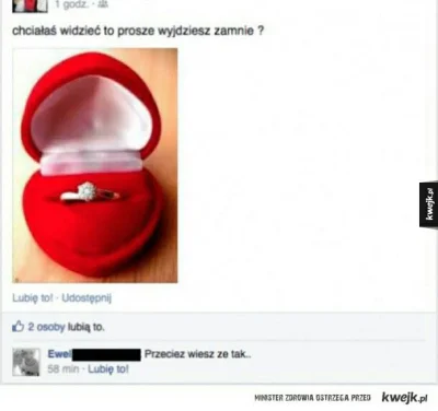 wariat096 - Jeszcze trochę i będzie moda na śluby przez fb #heheszki #Facebook #bekaz...