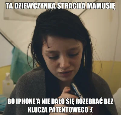 Dezynwoltura - Przeklęty iPhone, zasrany Apple, przez nich dziewczynka nie odnajdzie ...