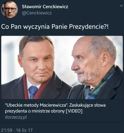 pk347 - @Justycjariusz: https://twitter.com/Cenckiewicz/status/931265403237437440