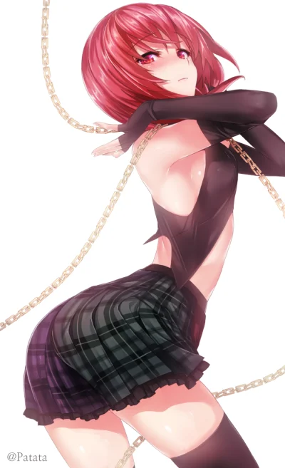 Azur88 - #randomanimeshit #anime #touhou #hecatialapislazuli #shorthair #redhair #red...