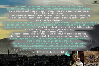 wfewgewrg - #chrzescijanstwo #syria #proroctwa #biblia #damaszek

(54) Powiedział t...