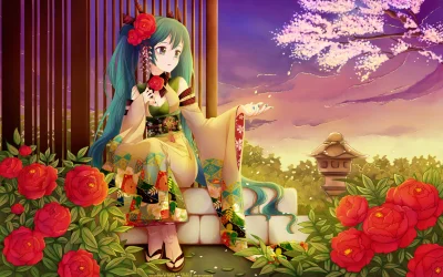 FlaszGordon - #randomanimeshit #animeart [ #vocaloid #hatsunemiku ] #kimono
SPOILER