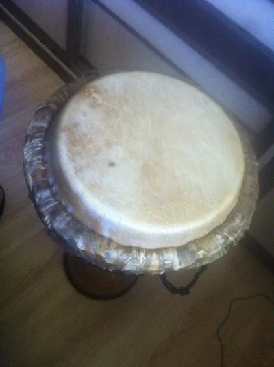 kotstrazak - Witam mireczki i mirabelki! #sprzedam #djembe z dębu, skóra cielęca z wł...