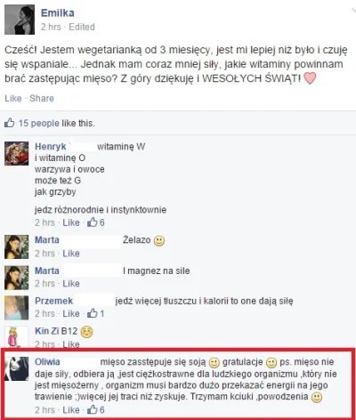 T.....m - "Bez mięsa nie mam siły, jakie prochy brać" "Bierz wszystko, mięso i tak ci...