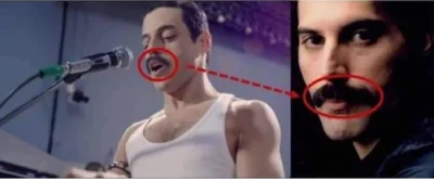 G.....t - W filmie "Bohemian Rhapsody" aktor Rami Malek, grający głównego bohatera, n...