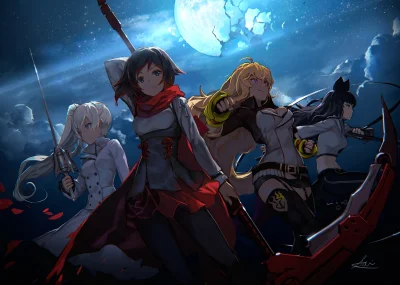 Sentox - #randomanimeshit #rwby #rubyrose #weissschnee #yangxiaolong #blakebelladonna...