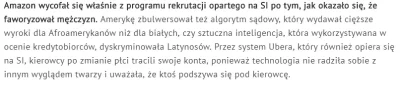 taxbwithu - "Sztuczna inteligencja jest obiektywna, ale ta obiektywność razi grupy up...