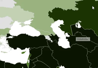 szybkiekonto - Chciałbym przypomnieć: ta mapa pokazuje % wyzwanców Islamu w populacji...