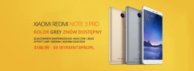 Ibuygou - Mireczki sprawa vol2. Znów od wczoraj jest opcja zamówienia Redmi Note 3 Pr...