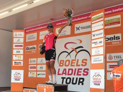 Bosman_Zygmunt - Boels Rental Ladies Tour etap 3.
Katarzyna Niewiadoma po pięknym fi...