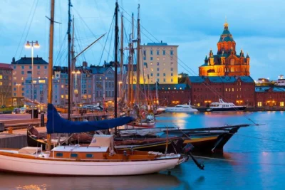 johanlaidoner - Helsinki- stolica Finlandii. Cerkiew i port.
#Finlandia #podroze #ci...