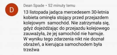 oba-manigger - Pod oryginalnym filmem z 3:44 możemy znaleźć taki komentarz. Hamulce w...