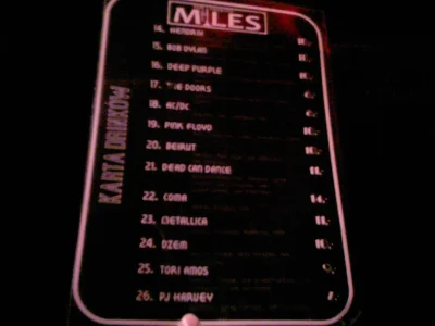 papisz - Karta drinków z pubu Miles w Toruniu mile mnie zaskoczyła ostatnio :) #pinkf...