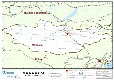 Maciek5000 - @Gieekaa: linie kolejowe w Mongolii