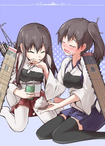 z.....s - #randomanimeshit #akagi #kaga #kantaicollection 
#yuugo

Akagi-san, say a...