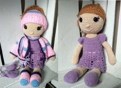 karmelka - @karmelka: 
Lalka ...

#szydelkowanie #amigurumi #wloczka #handmade #ch...