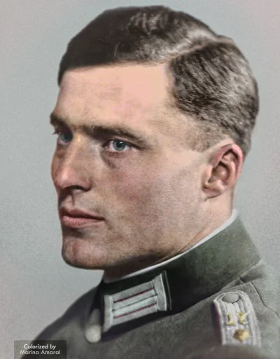 j.....k - von Stauffenberg, ten słynny niemiecki oficer z niemieckiego antynazistowsk...