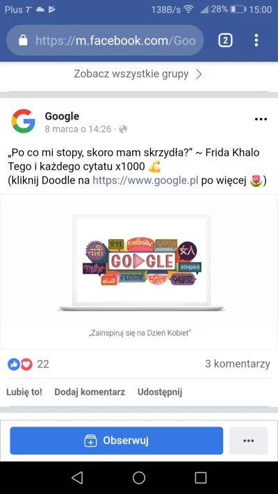 KapitanSoS - Ciekawe czy Polskie google coś się na ten temat odezwie?
Na FB tylko wz...