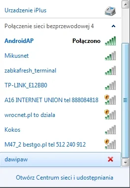 koomeet - #it #wifi
Dziwna sprawa kolega próbuje się połączyć z Wifi u mnie w domu i...